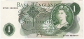 Bank Of England 1 Pound Notes Portrait 1 Pound, M64M